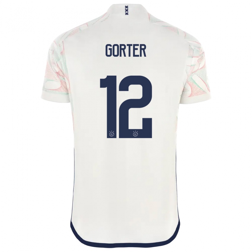 Criança Camisola Jay Gorter #12 Branco Alternativa 2023/24 Camisa