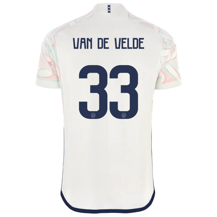 Criança Camisola Jonna Van De Velde #33 Branco Alternativa 2023/24 Camisa