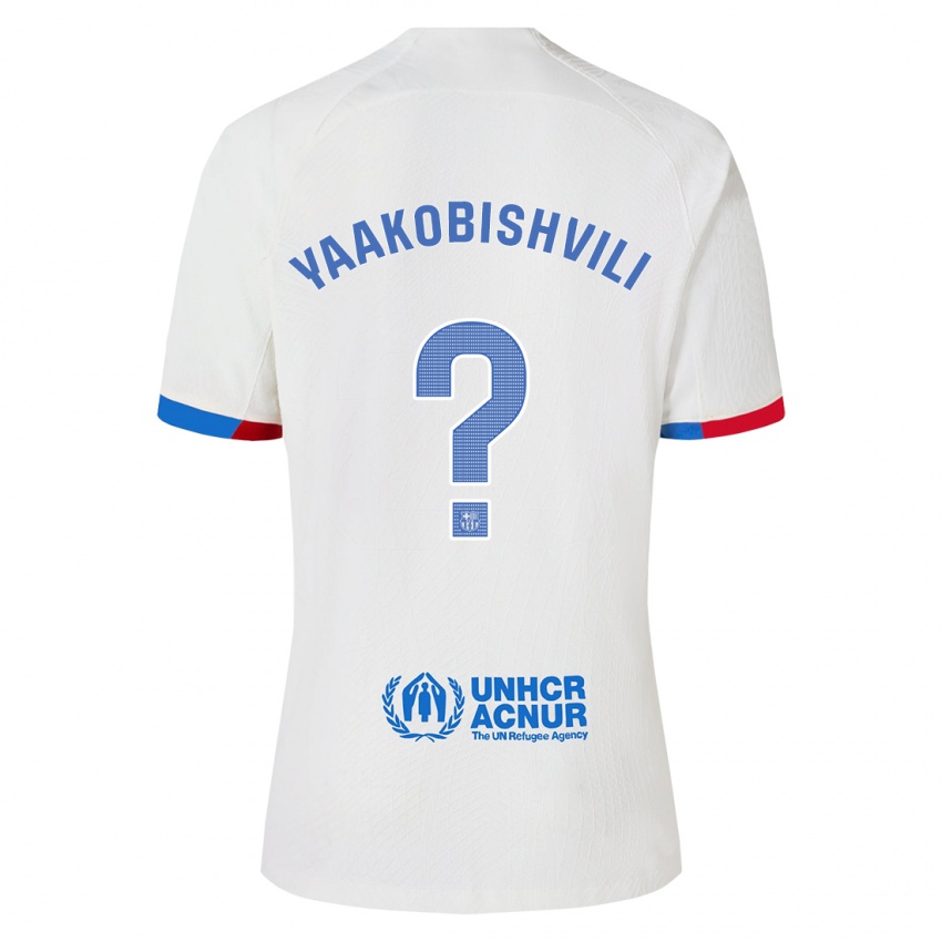 Criança Camisola Áron Yaakobishvili #0 Branco Alternativa 2023/24 Camisa