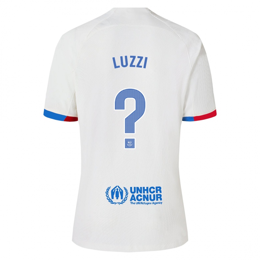Criança Camisola Fabian Luzzi #0 Branco Alternativa 2023/24 Camisa