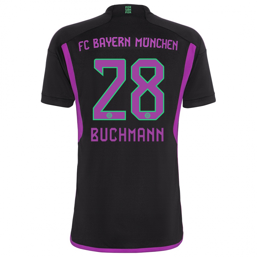 Criança Camisola Tarek Buchmann #28 Preto Alternativa 2023/24 Camisa