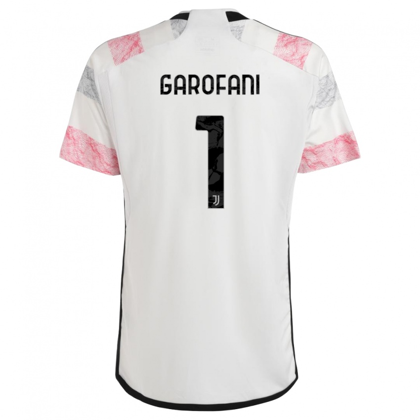 Criança Camisola Giovanni Garofani #1 Branco Rosa Alternativa 2023/24 Camisa