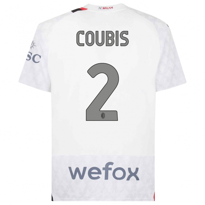 Criança Camisola Andrei Coubis #2 Branco Alternativa 2023/24 Camisa