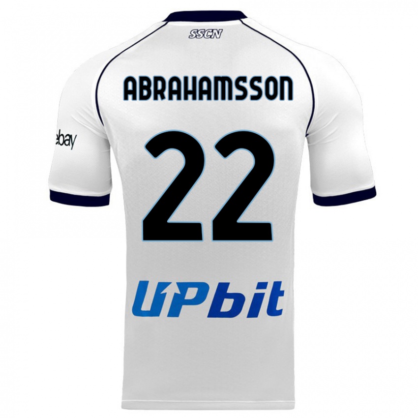 Criança Camisola Sejde Abrahamsson #22 Branco Alternativa 2023/24 Camisa