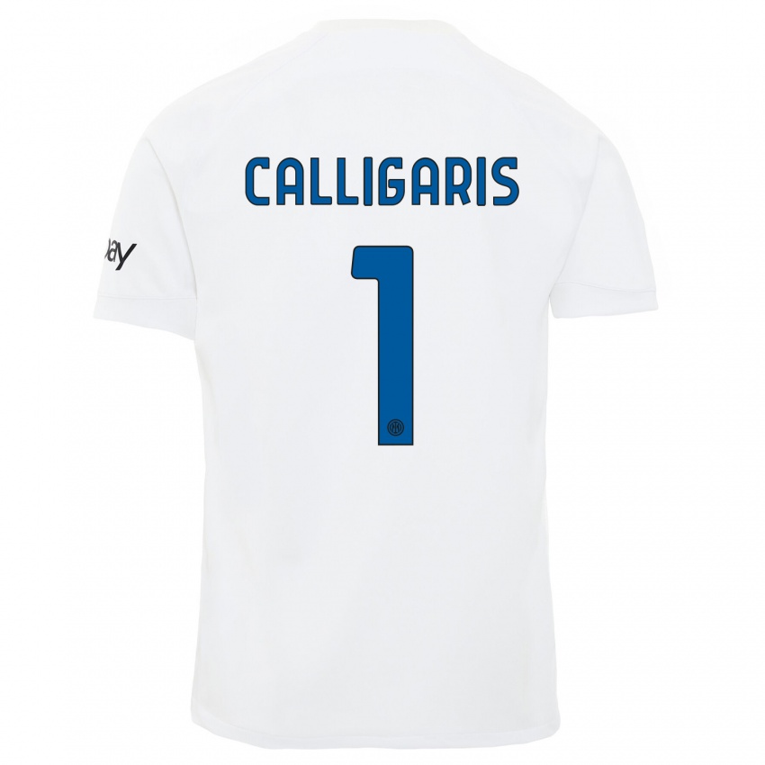 Criança Camisola Alessandro Calligaris #1 Branco Alternativa 2023/24 Camisa