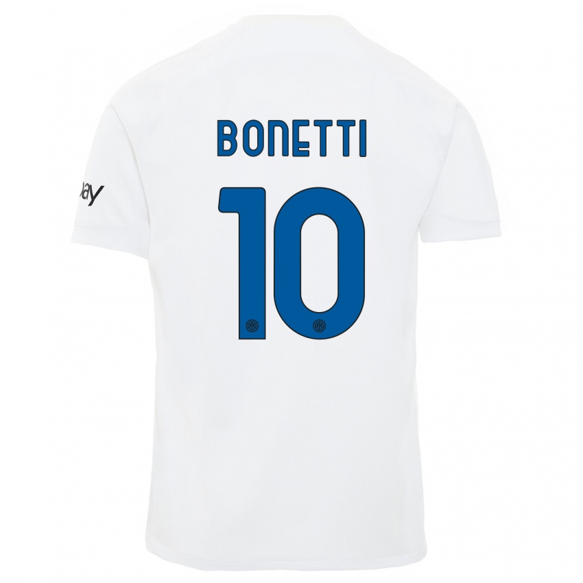 Criança Camisola Tatiana Bonetti #10 Branco Alternativa 2023/24 Camisa