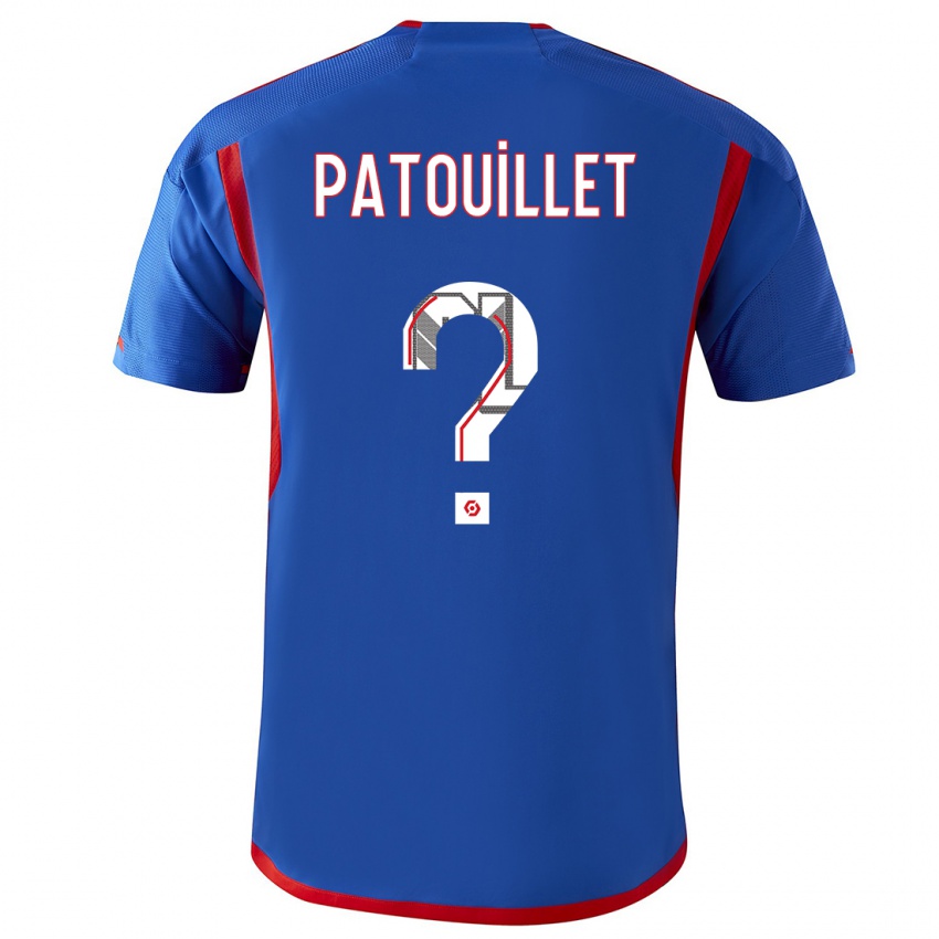 Criança Camisola Mathieu Patouillet #0 Azul Vermelho Alternativa 2023/24 Camisa
