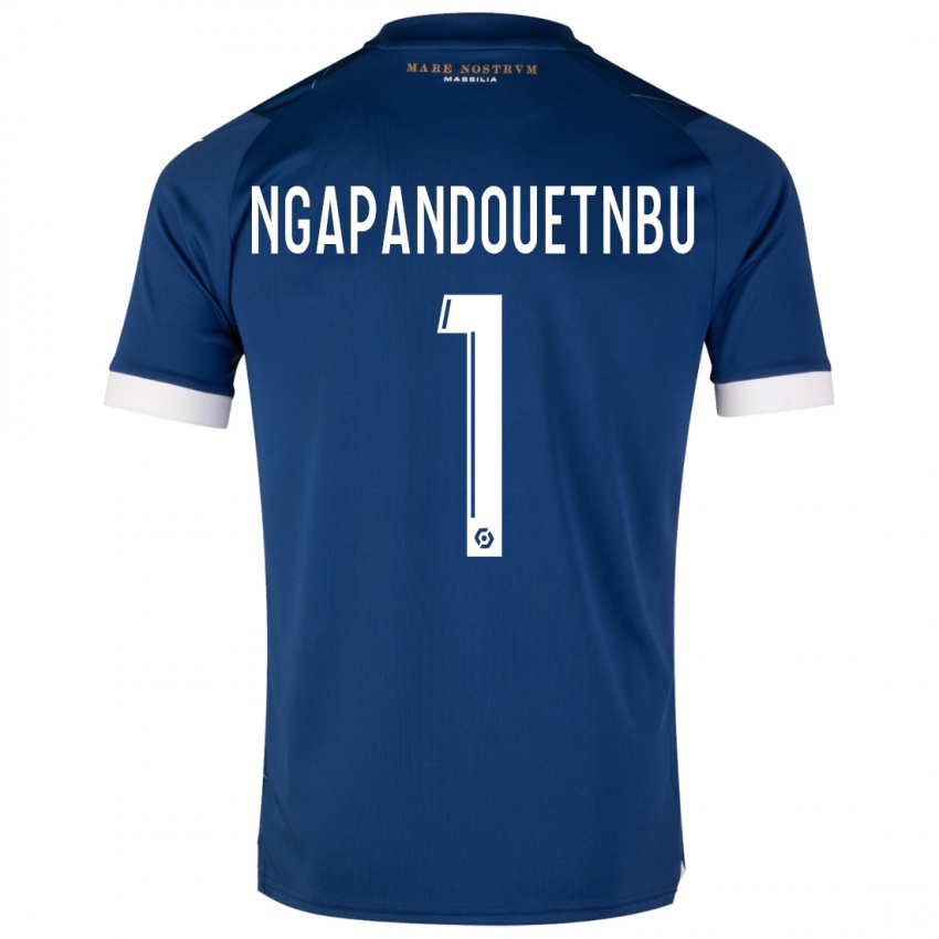 Criança Camisola Simon Ngapandouetnbu #1 Azul Escuro Alternativa 2023/24 Camisa