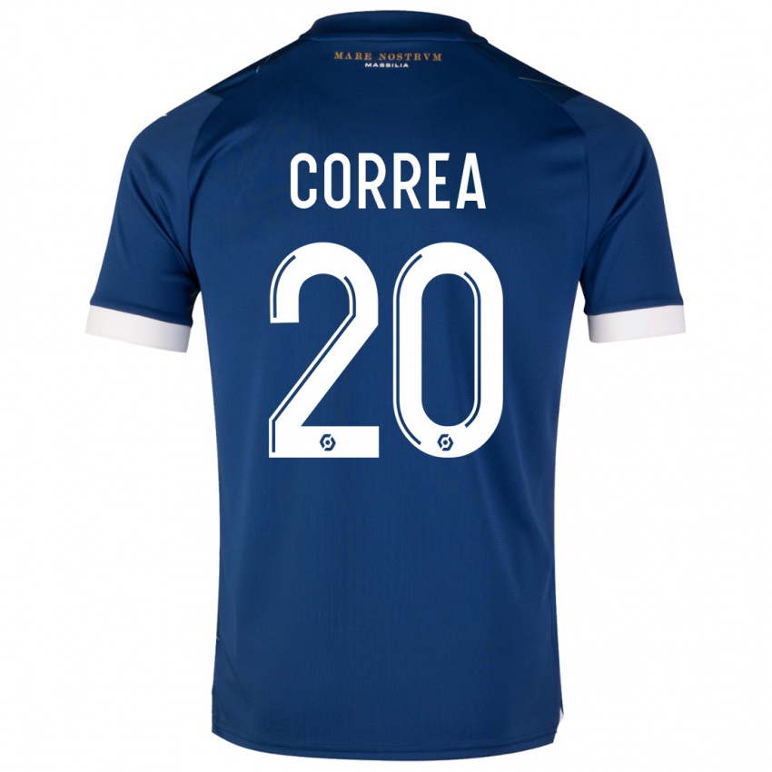 Criança Camisola Joaquin Correa #20 Azul Escuro Alternativa 2023/24 Camisa