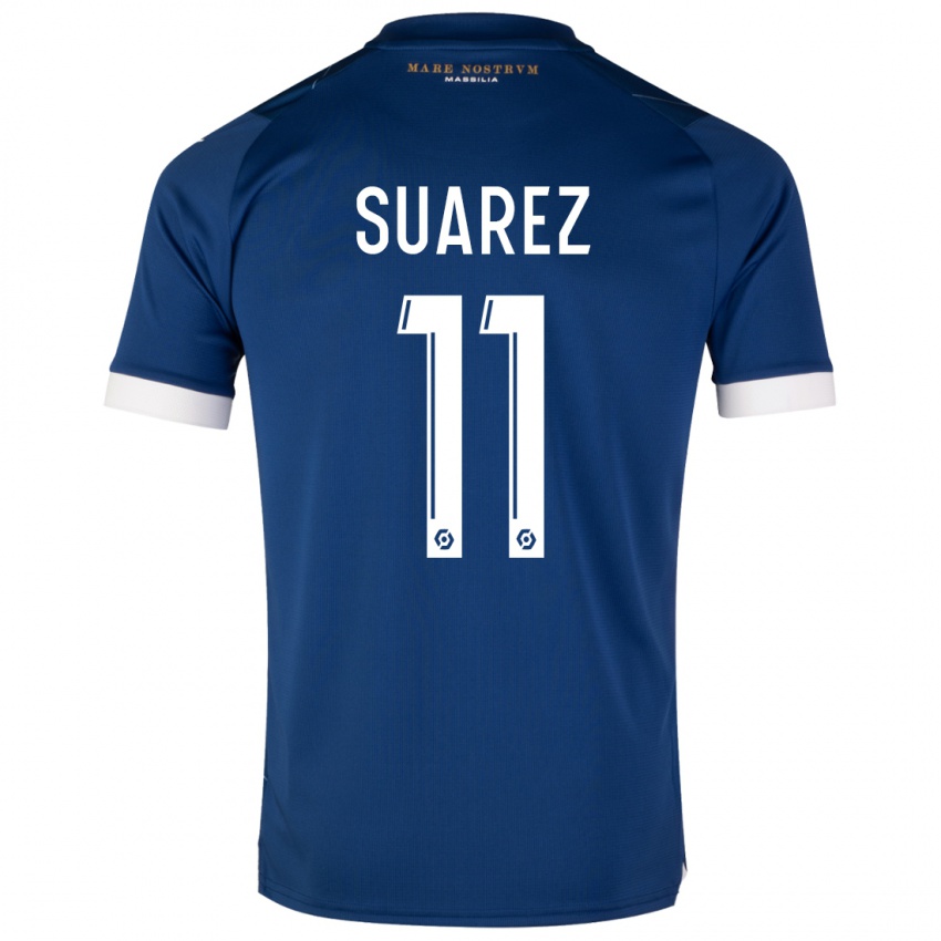 Criança Camisola Luis Suarez #11 Azul Escuro Alternativa 2023/24 Camisa