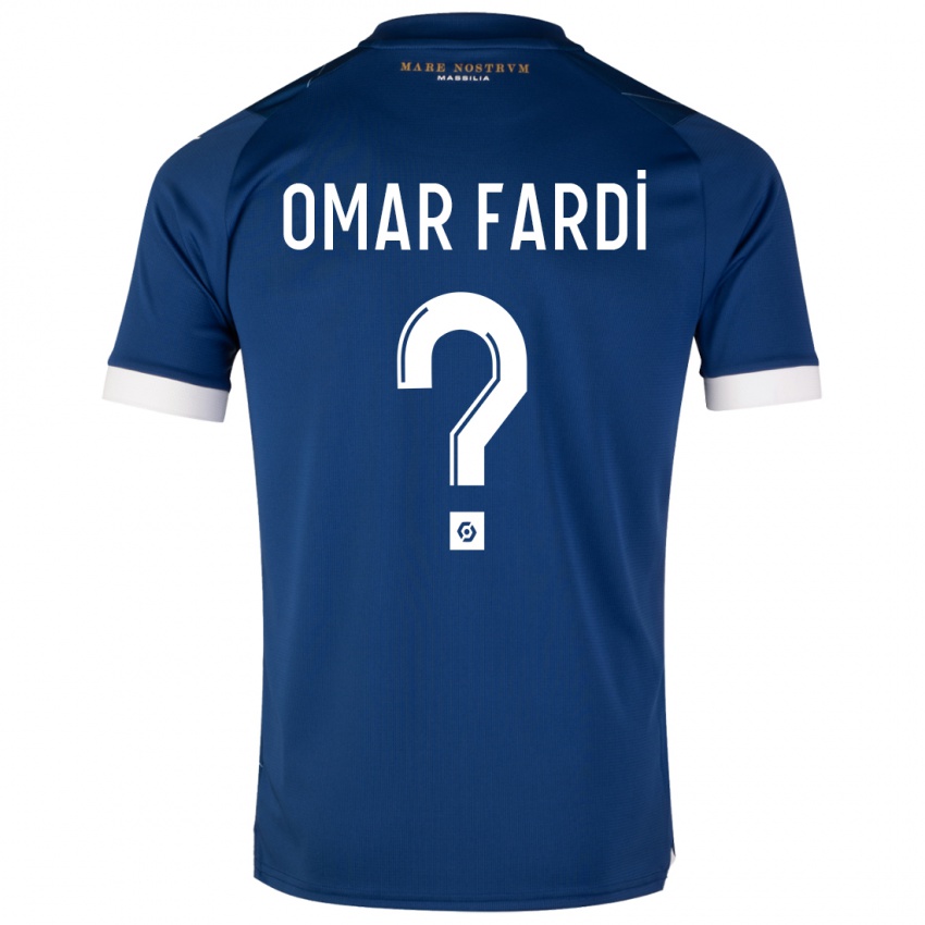 Criança Camisola El Omar Fardi #0 Azul Escuro Alternativa 2023/24 Camisa