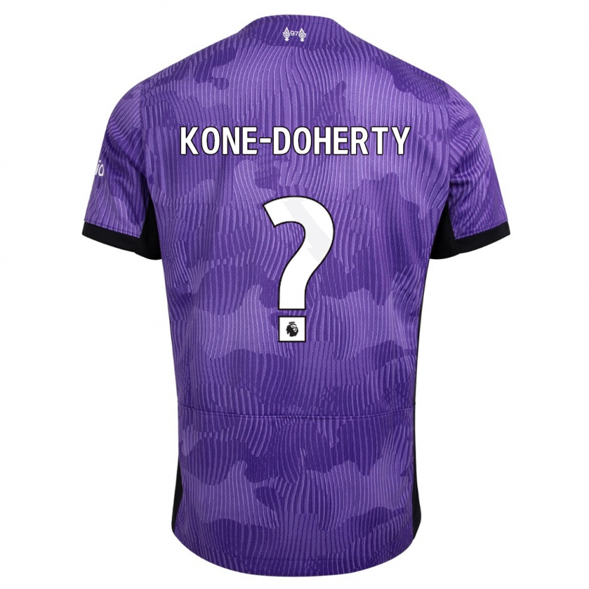 Criança Camisola Trent Kone-Doherty #0 Roxo Terceiro 2023/24 Camisa