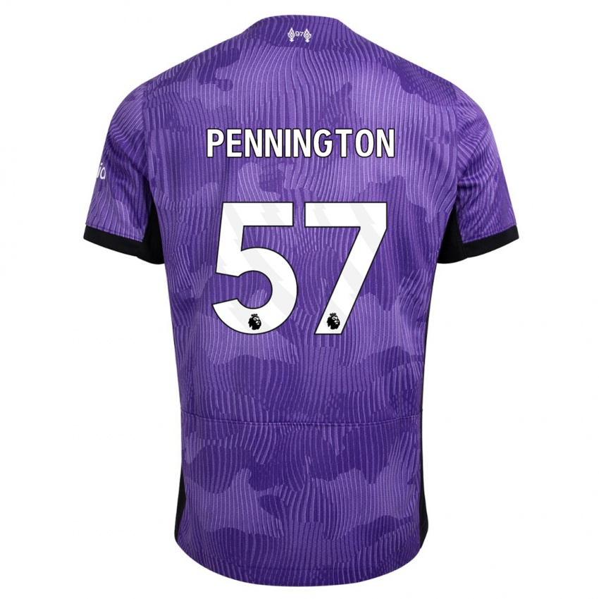 Criança Camisola Cody Pennington #57 Roxo Terceiro 2023/24 Camisa