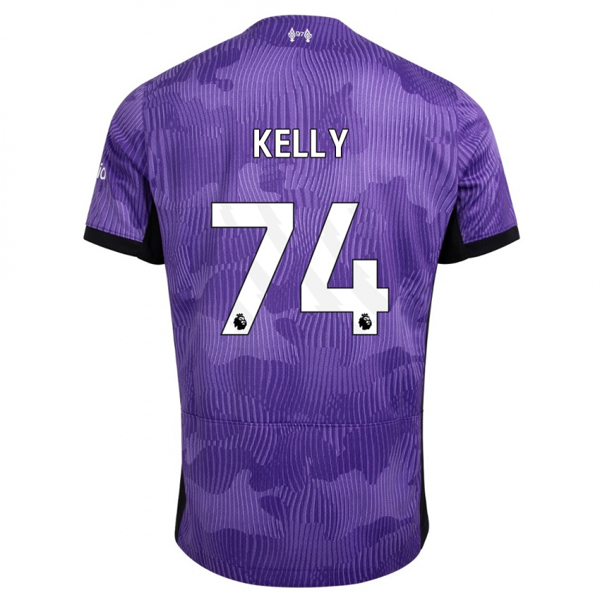 Criança Camisola Oscar Kelly #74 Roxo Terceiro 2023/24 Camisa