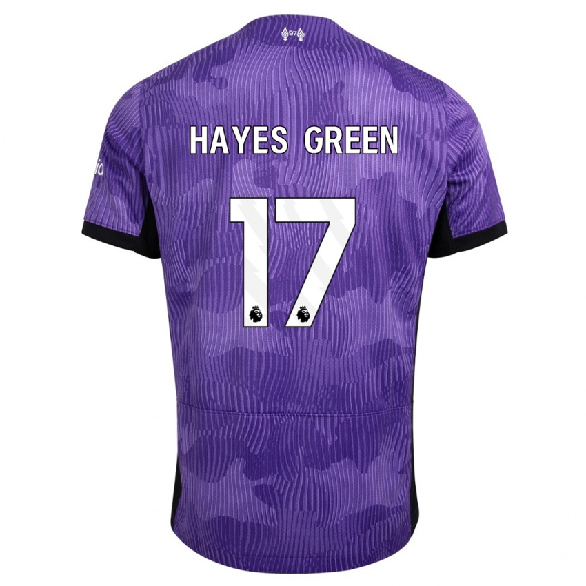 Criança Camisola Charlie Hayes-Green #17 Roxo Terceiro 2023/24 Camisa