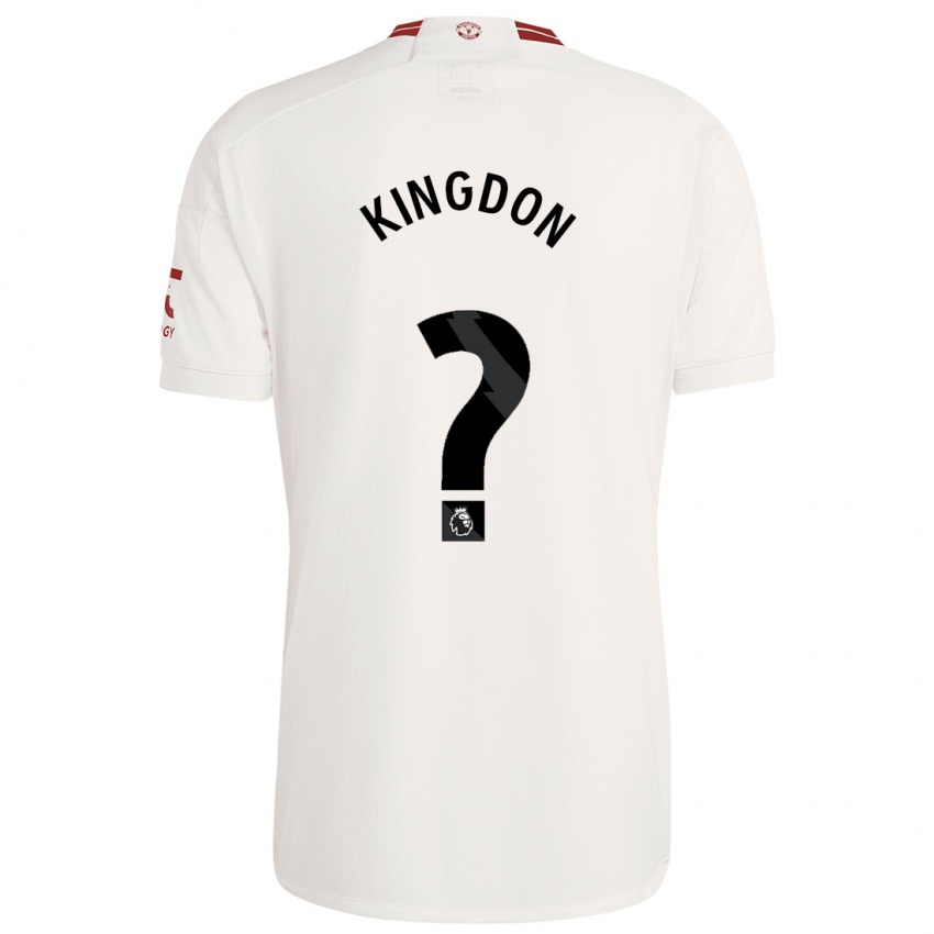 Criança Camisola Jack Kingdon #0 Branco Terceiro 2023/24 Camisa