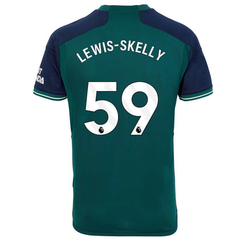 Criança Camisola Myles Lewis-Skelly #59 Verde Terceiro 2023/24 Camisa