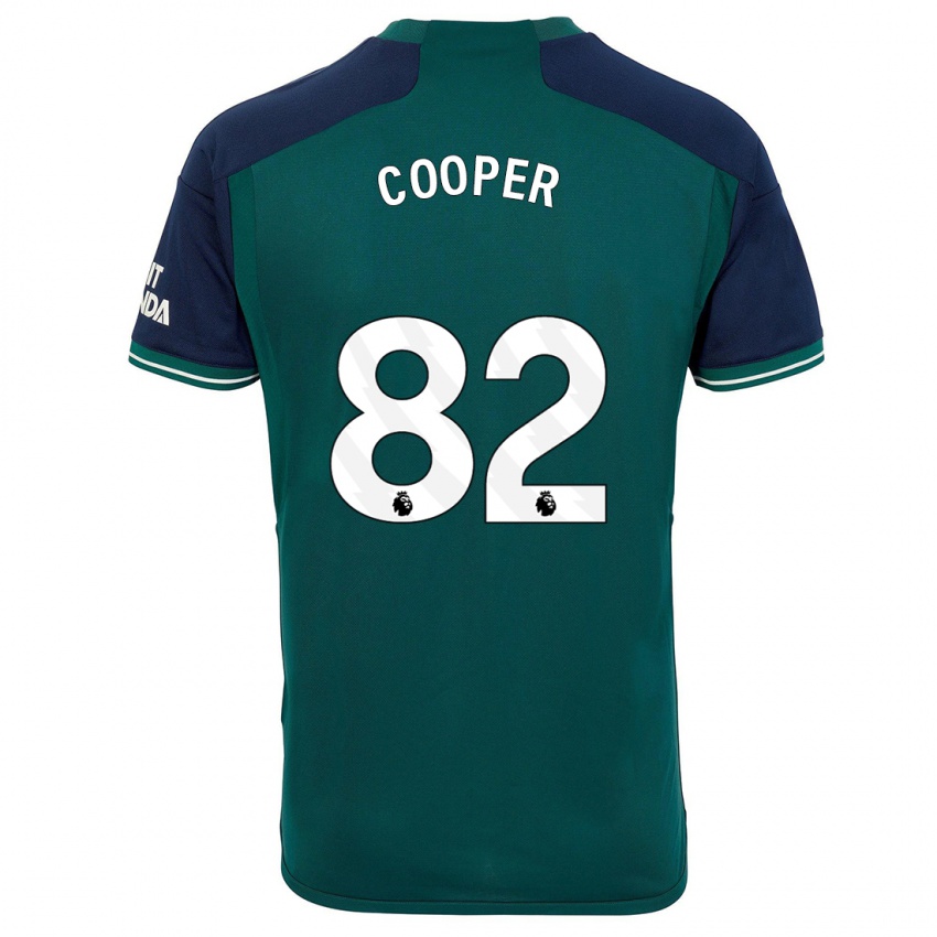 Criança Camisola Noah Cooper #82 Verde Terceiro 2023/24 Camisa