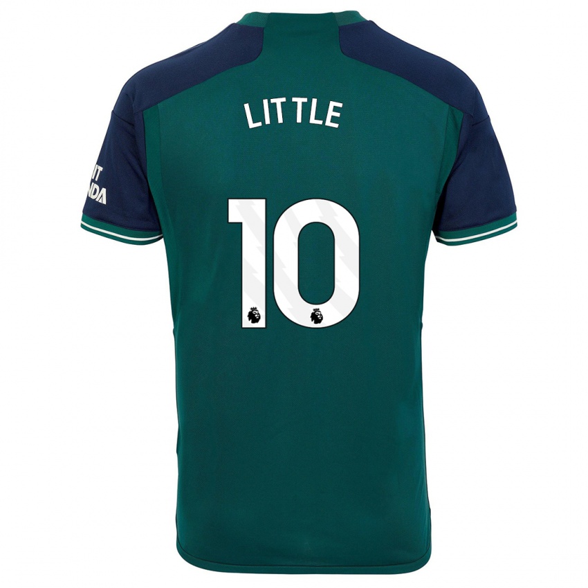 Criança Camisola Kim Little #10 Verde Terceiro 2023/24 Camisa