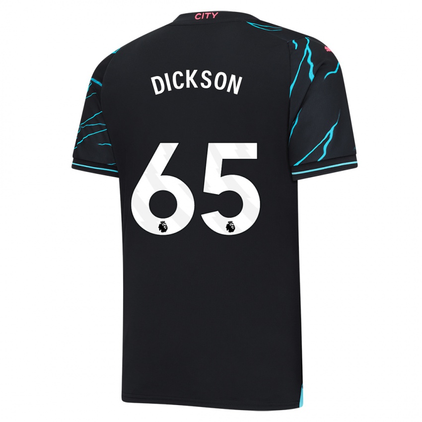 Criança Camisola Will Dickson #65 Azul Escuro Terceiro 2023/24 Camisa