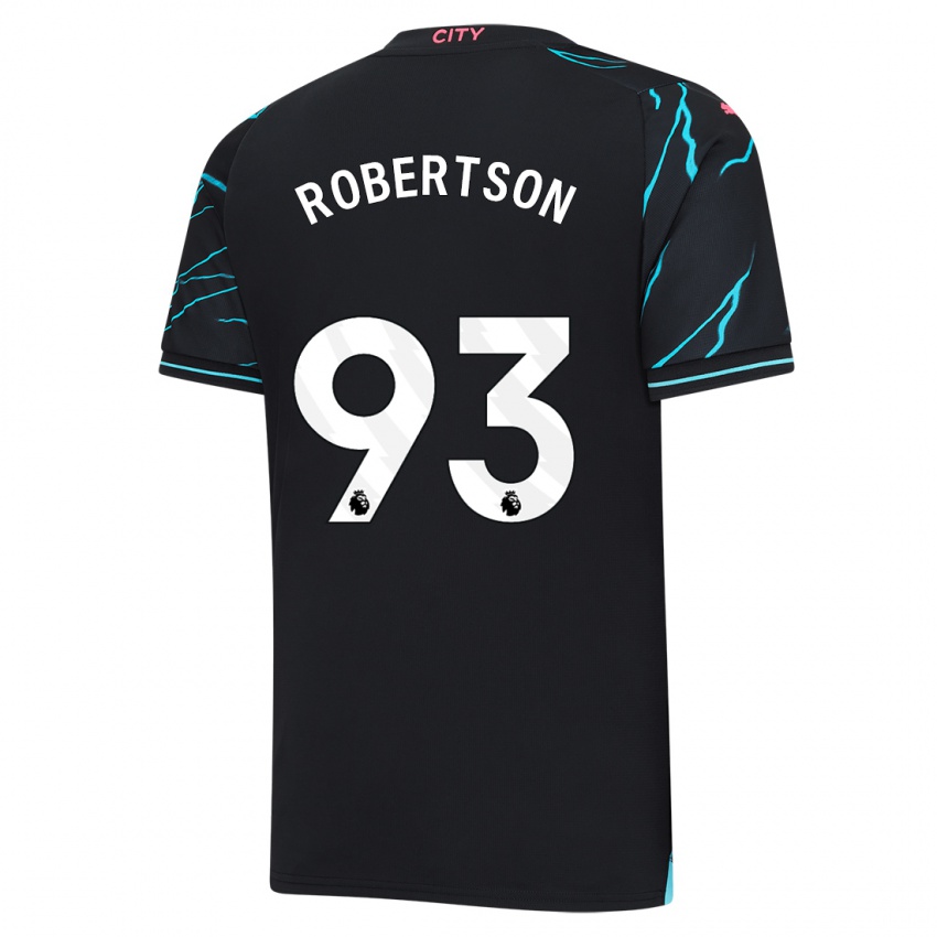 Criança Camisola Alex Robertson #93 Azul Escuro Terceiro 2023/24 Camisa