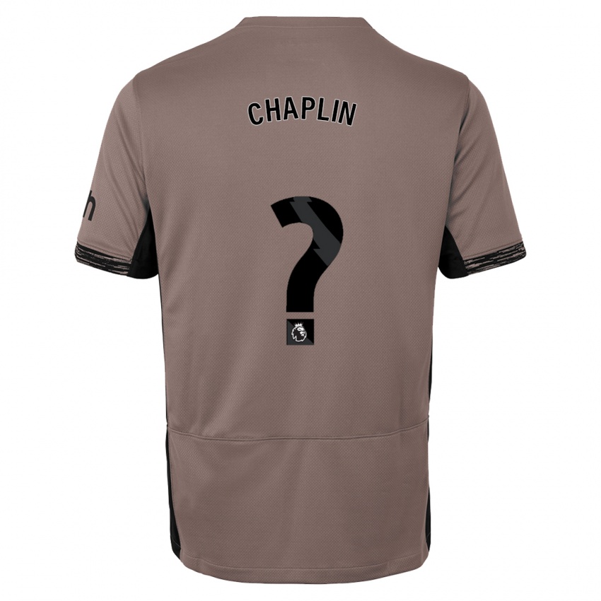 Criança Camisola Archie Chaplin #0 Bege Escuro Terceiro 2023/24 Camisa