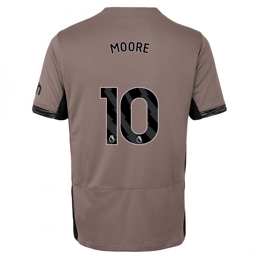 Criança Camisola Mikey Moore #10 Bege Escuro Terceiro 2023/24 Camisa