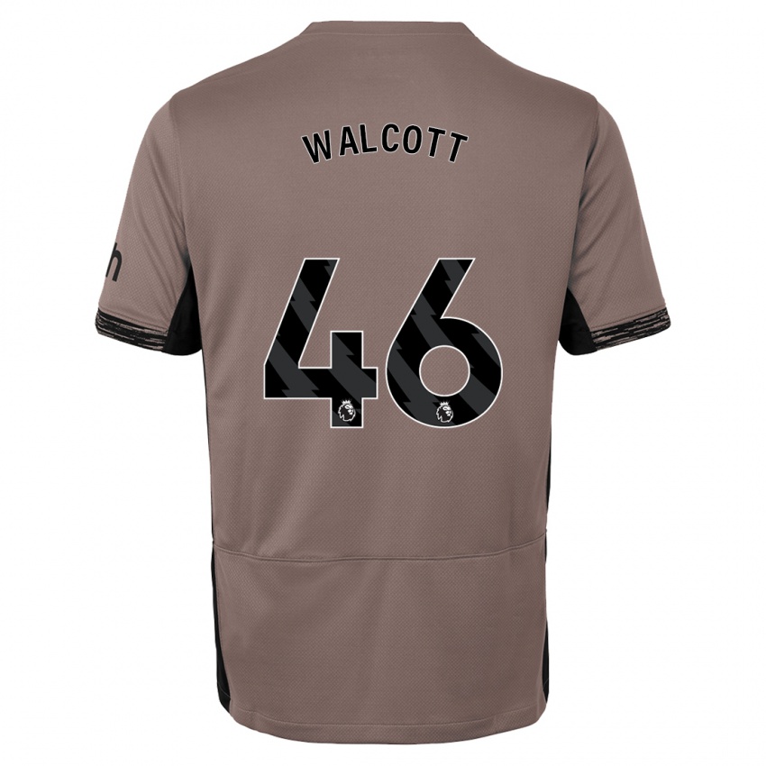 Criança Camisola Malachi Fagan Walcott #46 Bege Escuro Terceiro 2023/24 Camisa