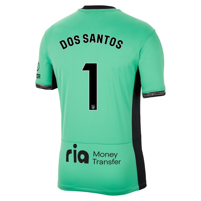 Criança Camisola Alex Dos Santos #1 Primavera Verde Terceiro 2023/24 Camisa