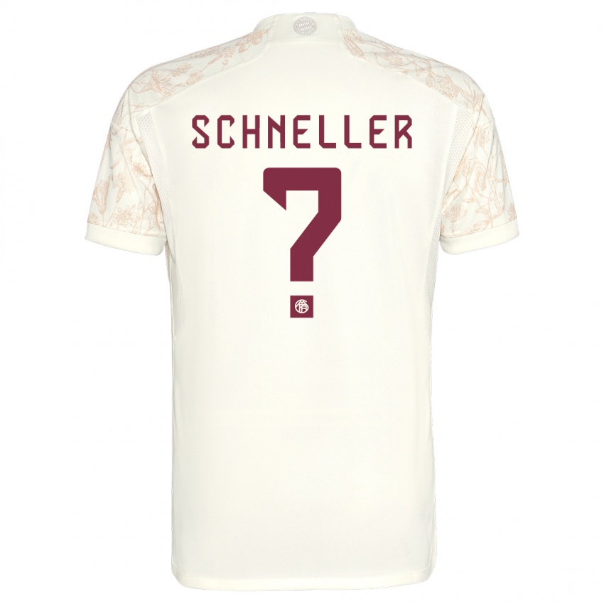 Criança Camisola Lukas Schneller #0 Off White Terceiro 2023/24 Camisa
