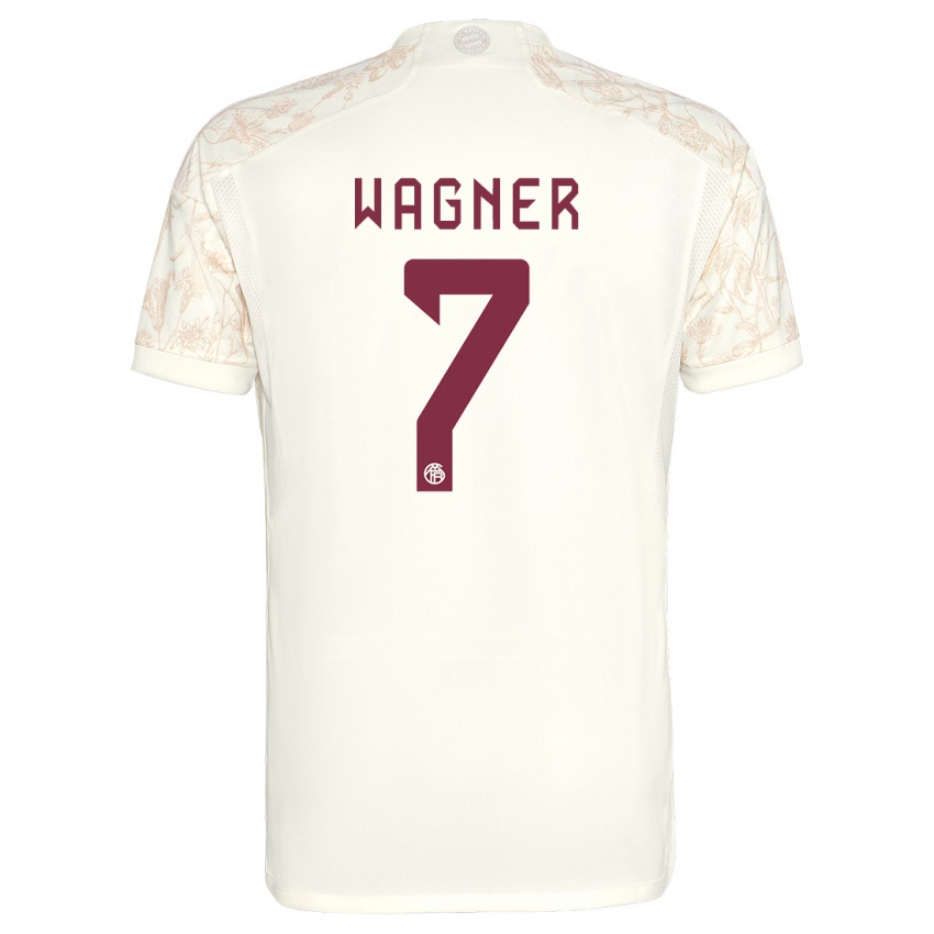 Criança Camisola Maximilian Wagner #7 Off White Terceiro 2023/24 Camisa