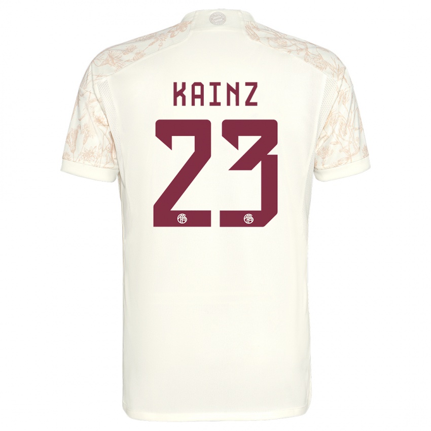 Criança Camisola Manuel Kainz #23 Off White Terceiro 2023/24 Camisa