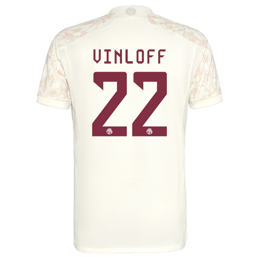Criança Camisola Matteo Vinloff #22 Off White Terceiro 2023/24 Camisa