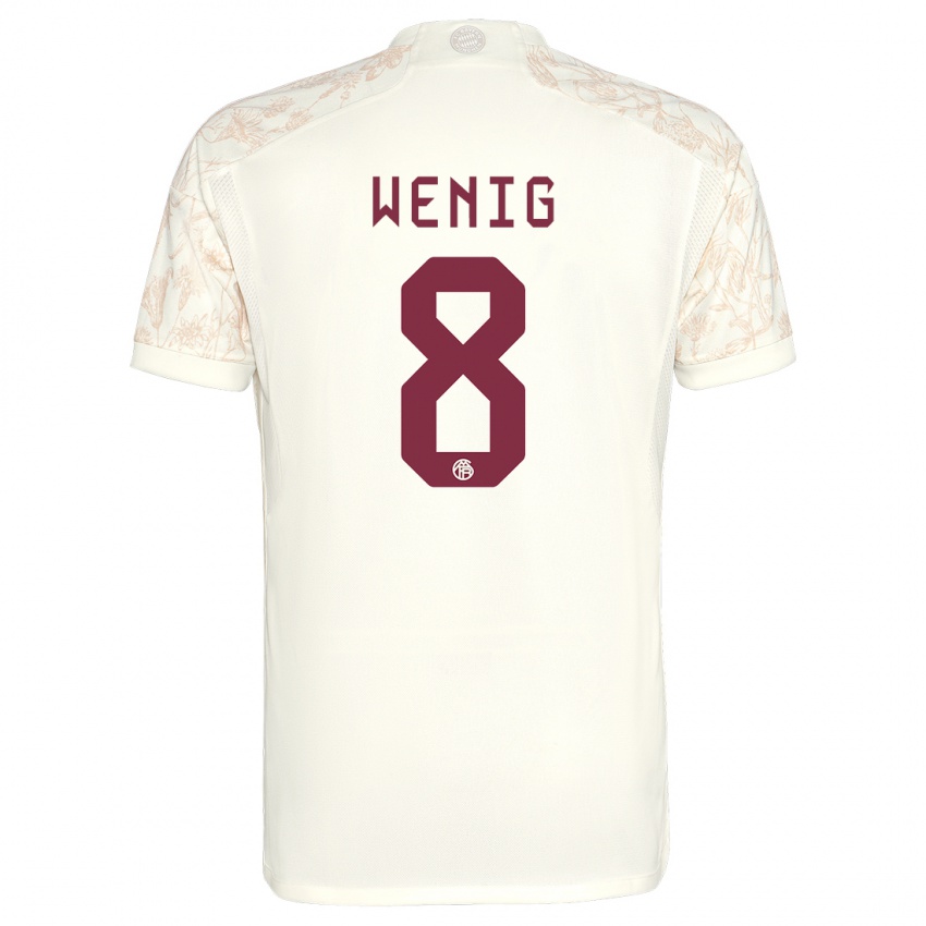 Criança Camisola Marcel Wenig #8 Off White Terceiro 2023/24 Camisa