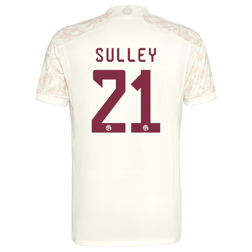 Criança Camisola Williams Baffour Sulley #21 Off White Terceiro 2023/24 Camisa