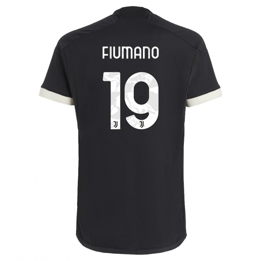 Criança Camisola Filippo Fiumano #19 Preto Terceiro 2023/24 Camisa