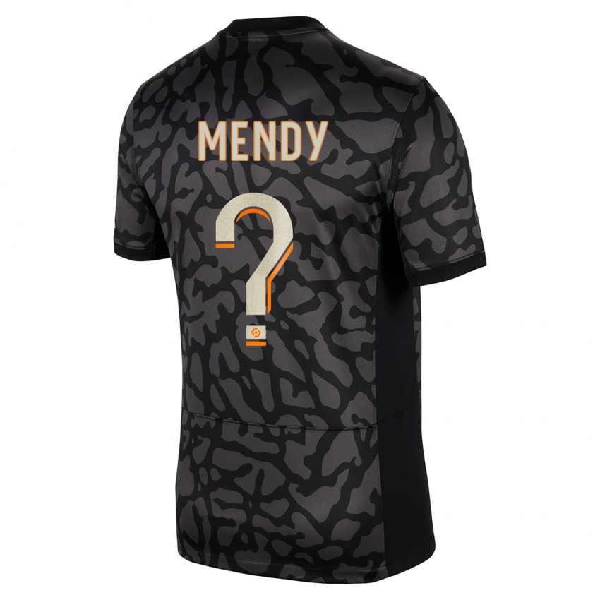 Criança Camisola Tony Mendy #0 Preto Terceiro 2023/24 Camisa