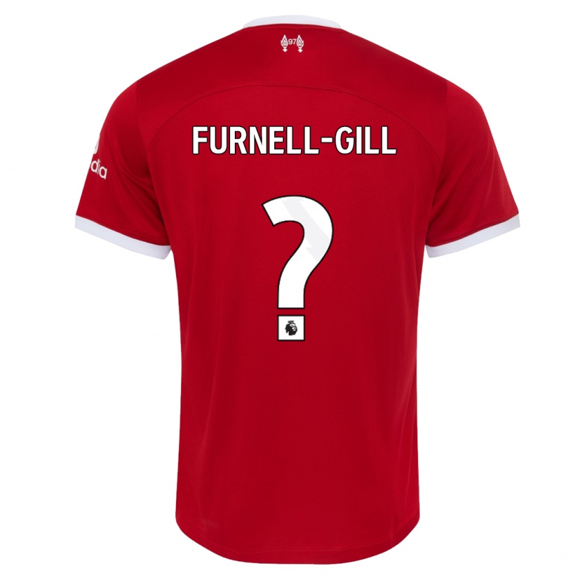 Homem Camisola Luca Furnell-Gill #0 Vermelho Principal 2023/24 Camisa