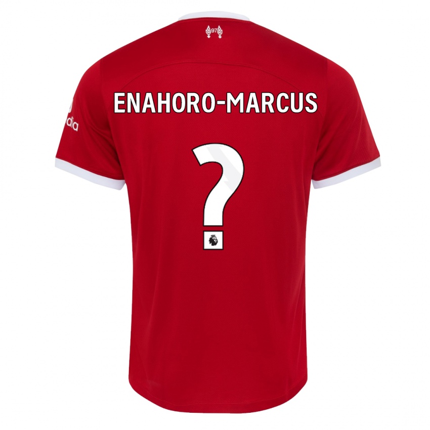 Homem Camisola Louis Enahoro-Marcus #0 Vermelho Principal 2023/24 Camisa