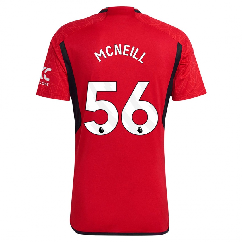 Homem Camisola Charlie Mcneill #56 Vermelho Principal 2023/24 Camisa