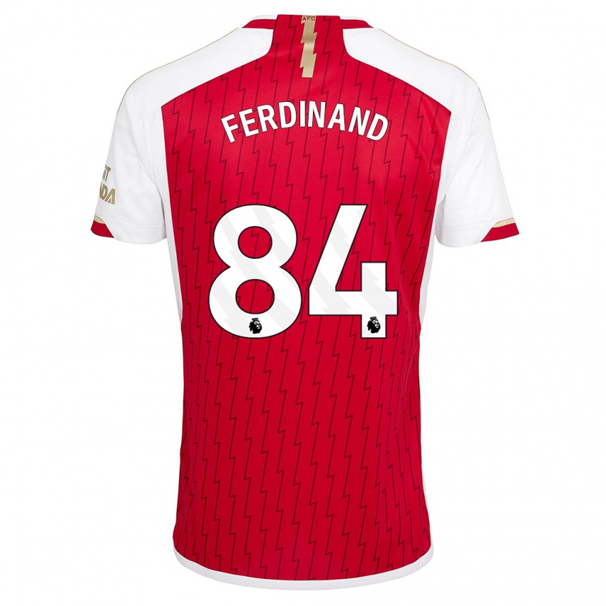Homem Camisola Seb Ferdinand #84 Vermelho Principal 2023/24 Camisa