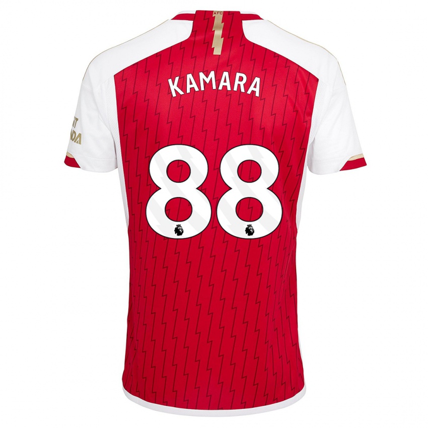 Homem Camisola Osman Kamara #88 Vermelho Principal 2023/24 Camisa