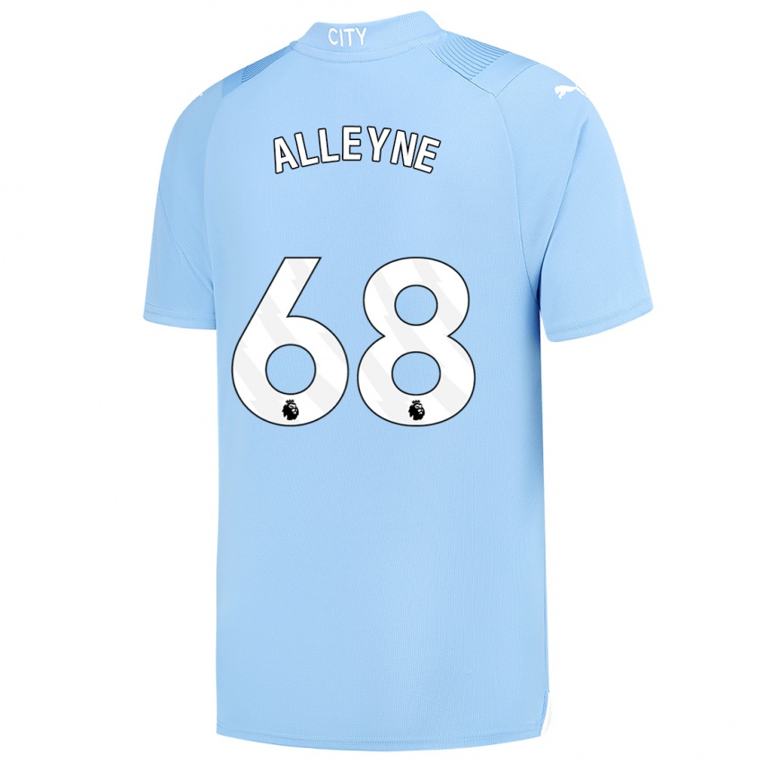 Homem Camisola Max Alleyne #68 Azul Claro Principal 2023/24 Camisa