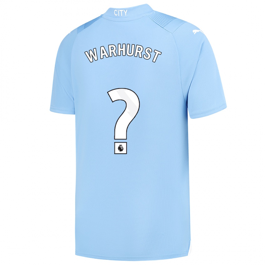 Homem Camisola Matthew Warhurst #0 Azul Claro Principal 2023/24 Camisa