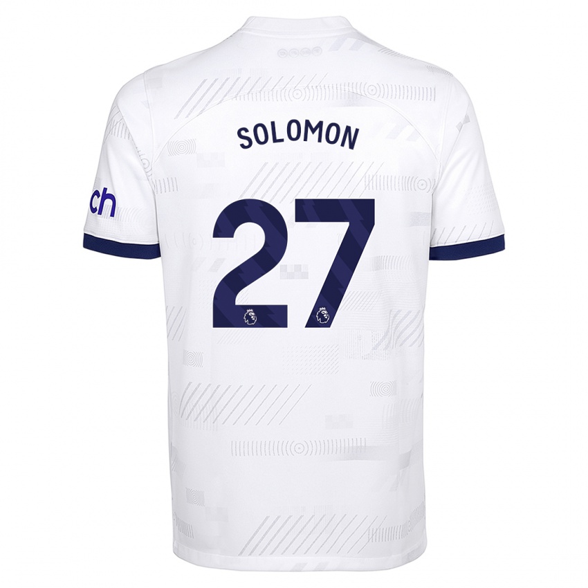 Homem Camisola Manor Solomon #27 Branco Principal 2023/24 Camisa