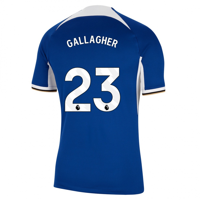 Homem Camisola Conor Gallagher #23 Azul Principal 2023/24 Camisa