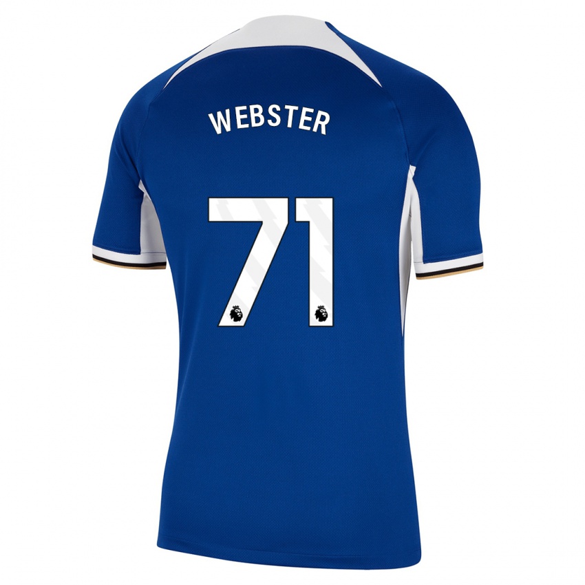 Homem Camisola Charlie Webster #71 Azul Principal 2023/24 Camisa