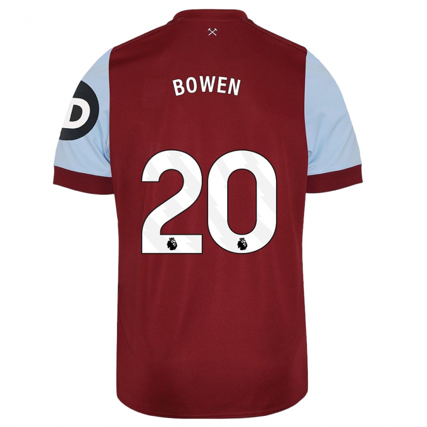 Homem Camisola Jarrod Bowen #20 Marrom Principal 2023/24 Camisa