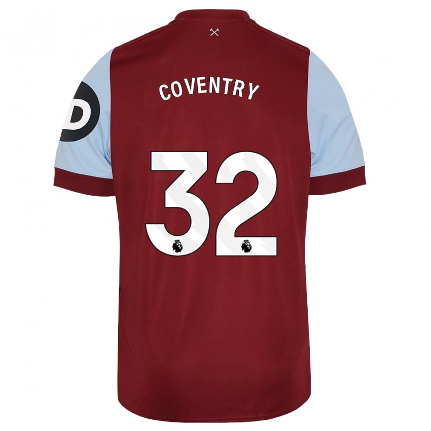 Homem Camisola Conor Coventry #32 Marrom Principal 2023/24 Camisa