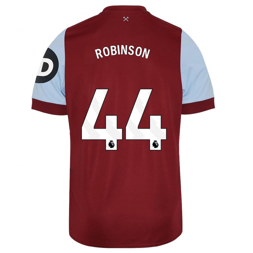 Homem Camisola Junior Robinson #44 Marrom Principal 2023/24 Camisa